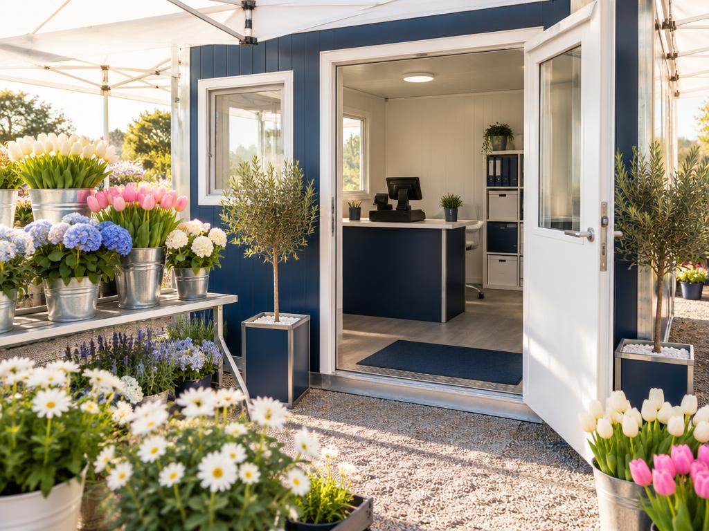Seasonal Pop-Up Garden Retail Offices