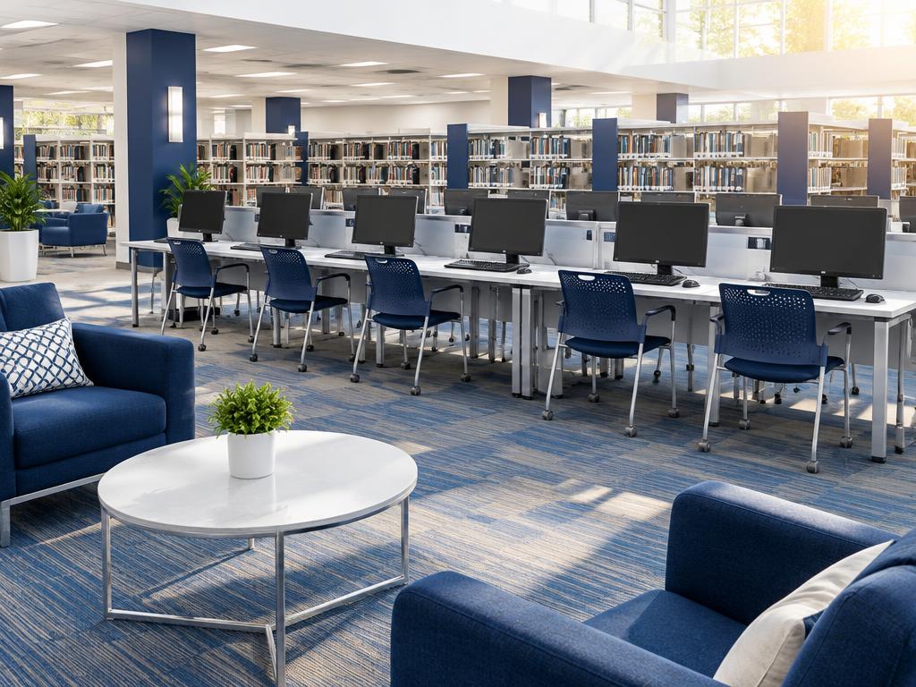 Public Seating & Computer Stations