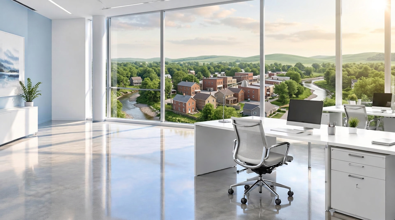 Spotless office in Bolton, Ontario