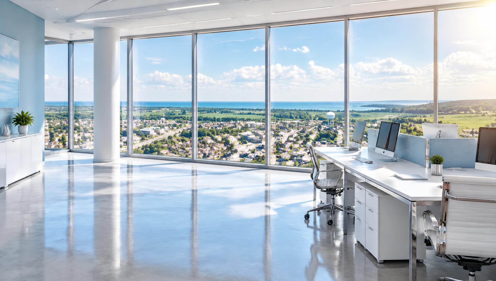 Spotless office in Clarington, Ontario