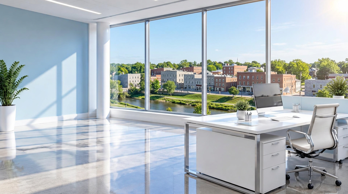 Spotless office in Guelph, Ontario