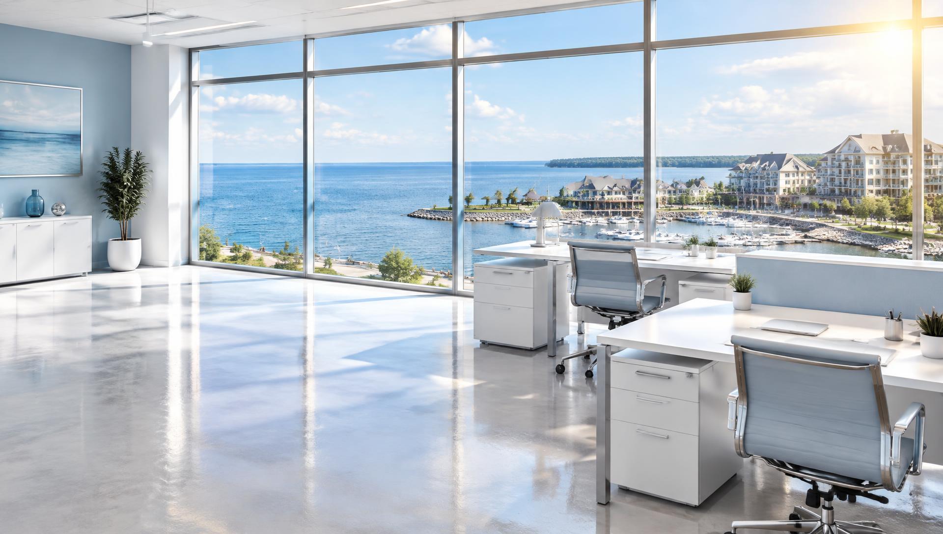 Spotless office in Innisfil, Ontario