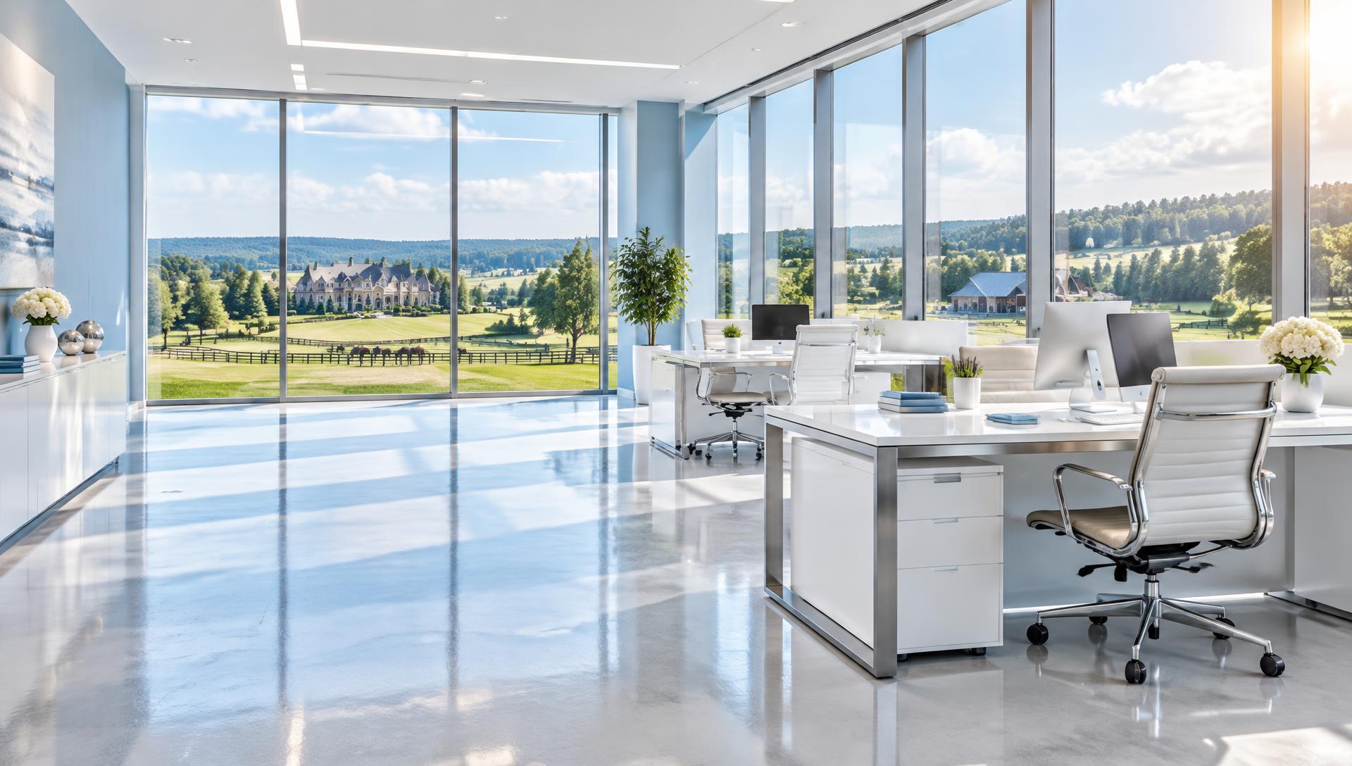 Spotless office in King City, Ontario