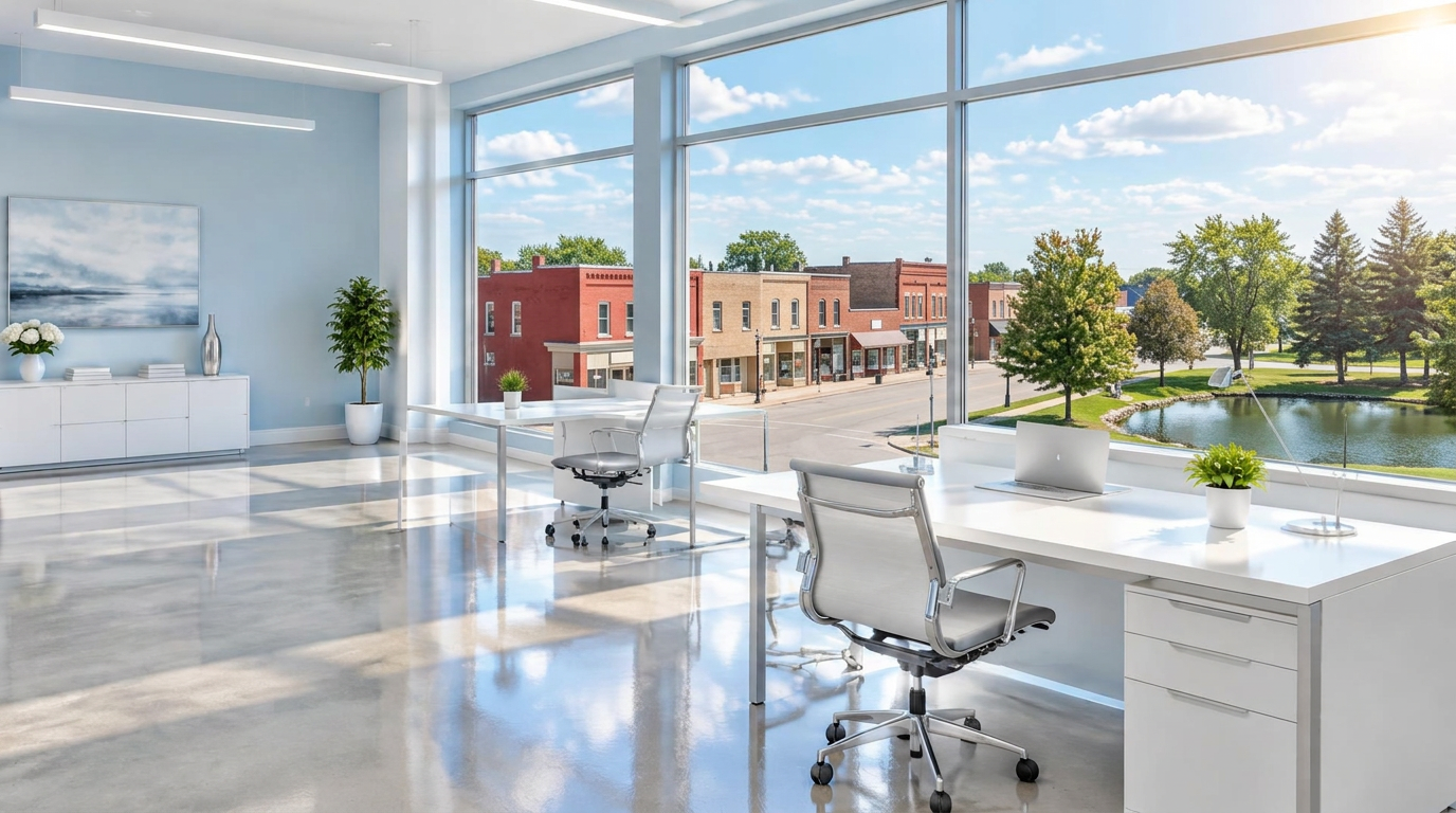 Spotless office in Newmarket, Ontario