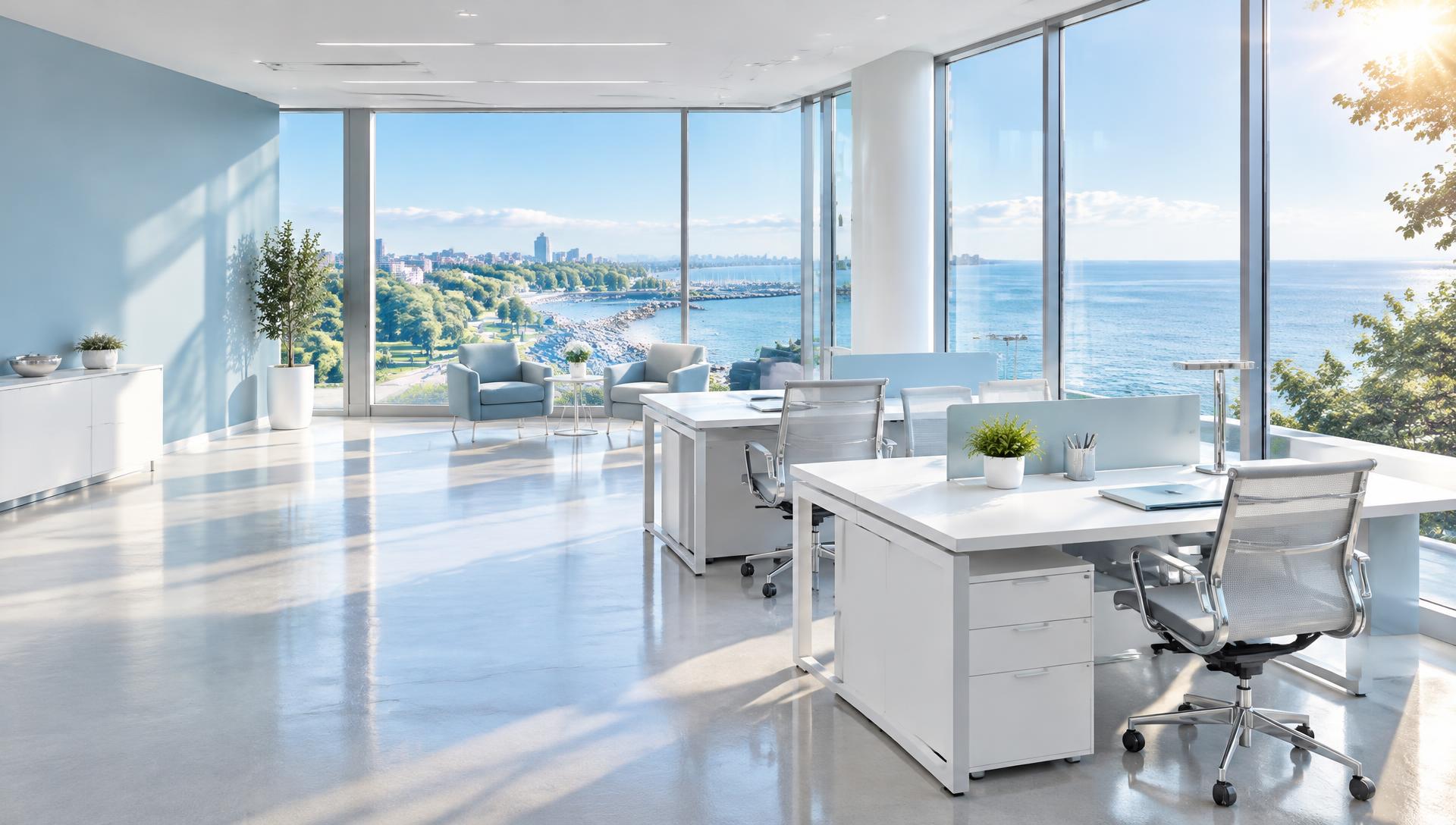 Spotless office in Oakville, Ontario