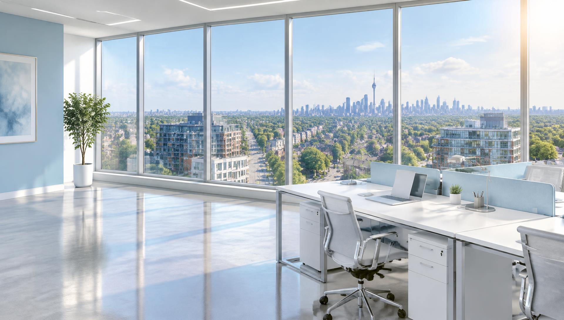 Spotless office in York, Ontario