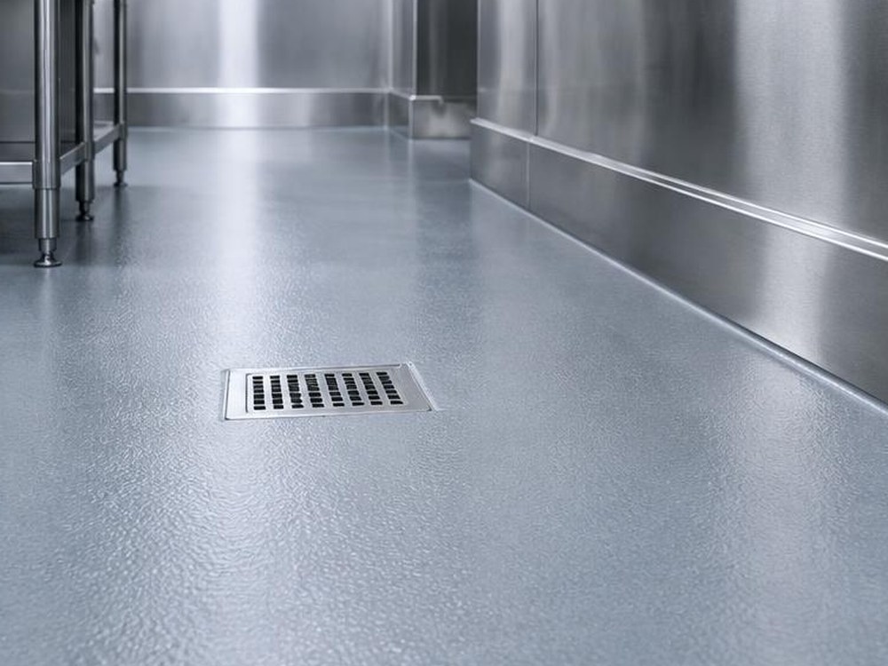 Floors and splash areas