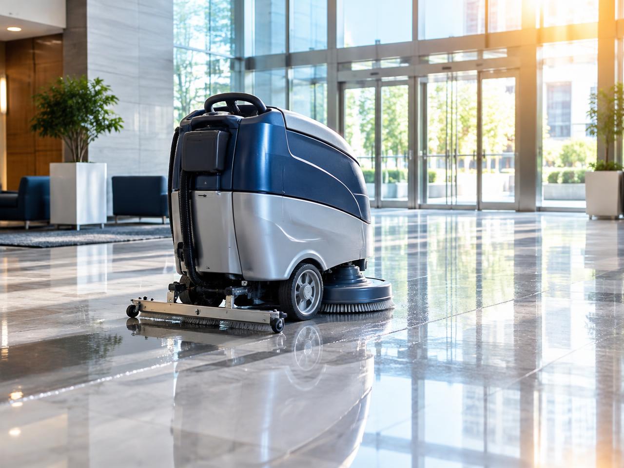 Arelli Commercial Floor Scrubbing