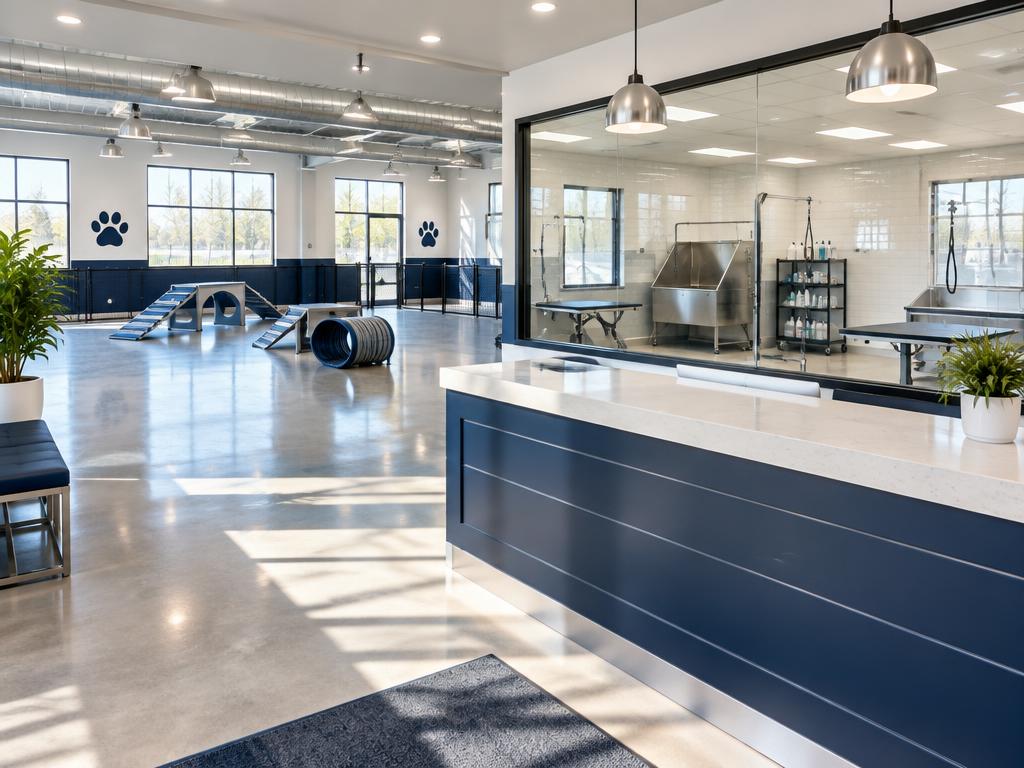 Combined Daycare & Grooming Facilities