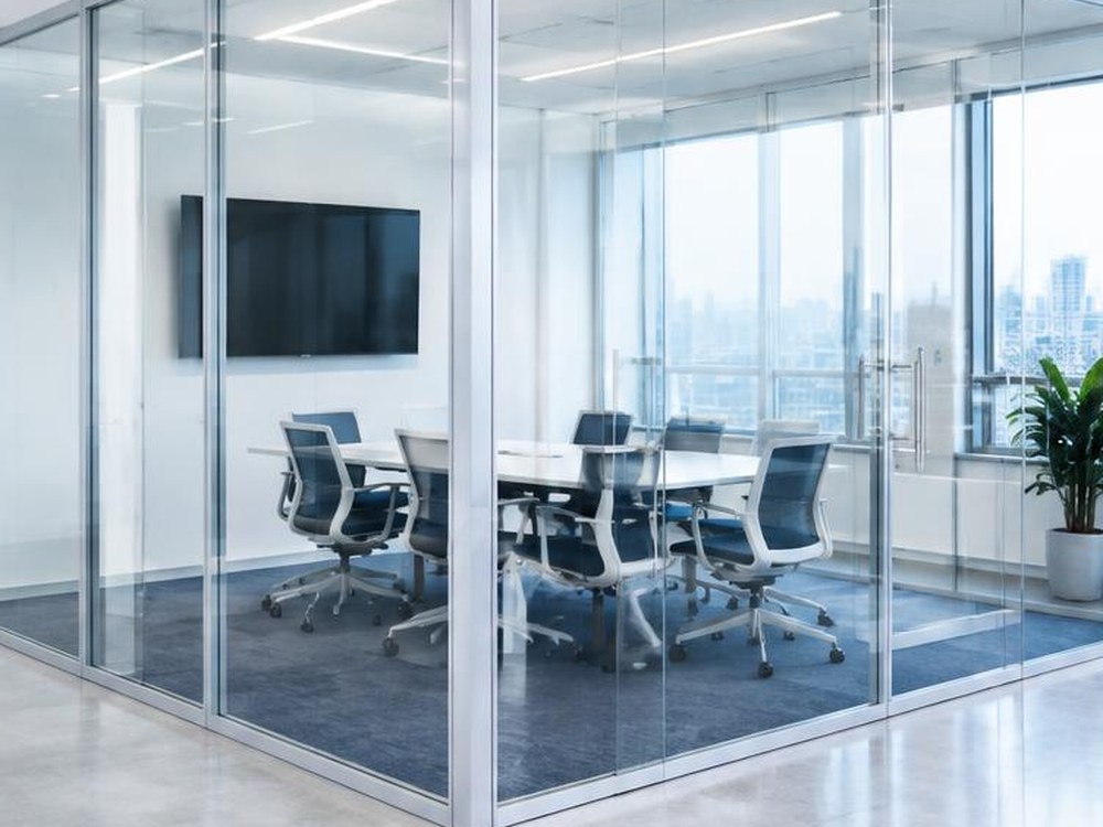 Glass partitions
