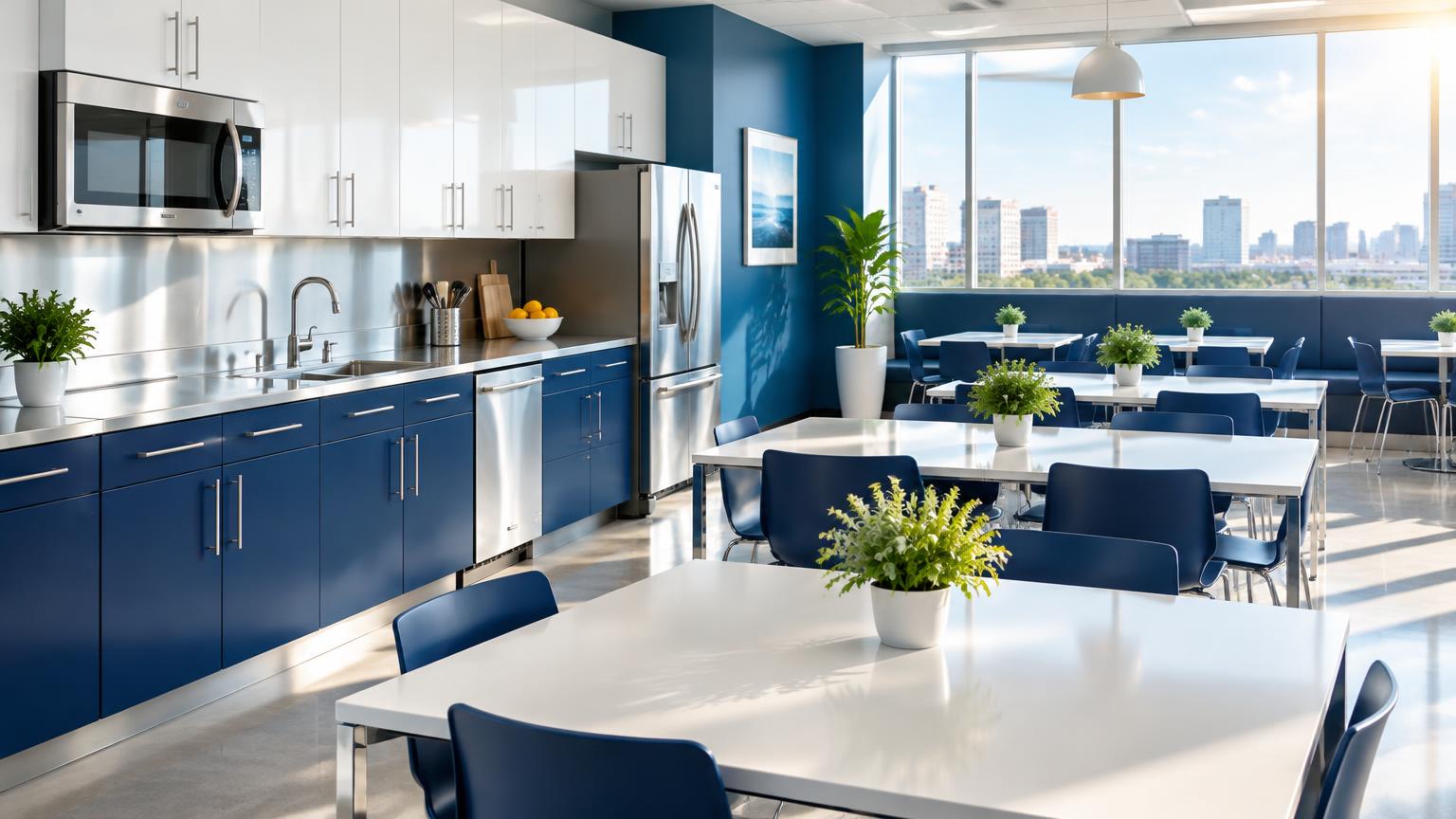 Cleaning Kitchens, Microwaves, and Cafeterias in Office and Commercial Buildings