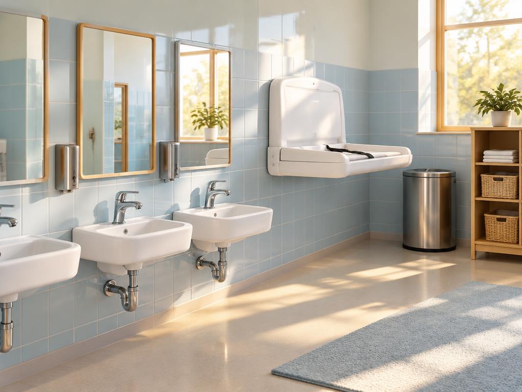 Washroom & Diaper-Change Area Cleaning