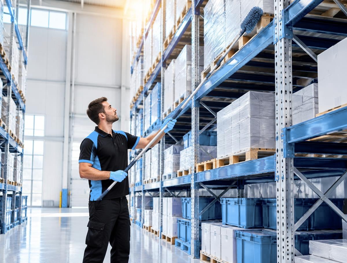High-dust racking zones