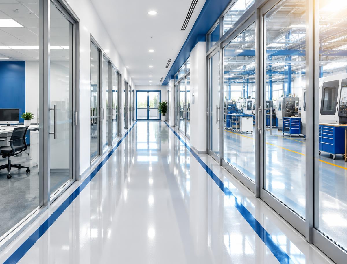 Office-to-production corridors