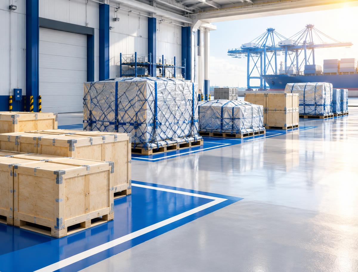 Cargo staging & storage zones