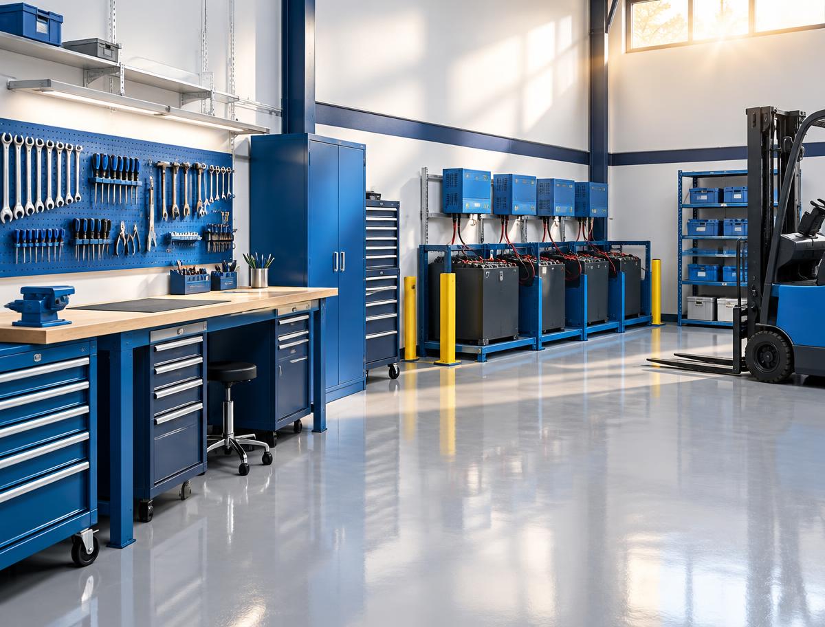 Maintenance rooms & tool areas